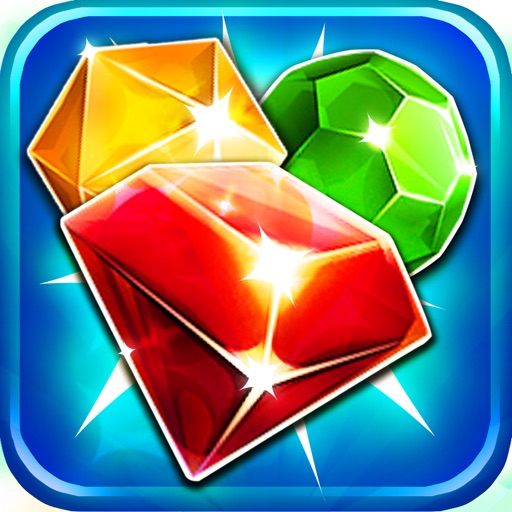 Jewel's Jam Match-3 - diamond game and kids digger's mania hd free icon