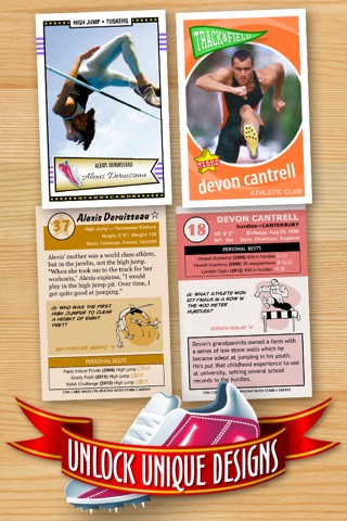 Track and Field Card Maker - Make Your Own Custom Track and Field Cards with Starr Cards screenshot 3