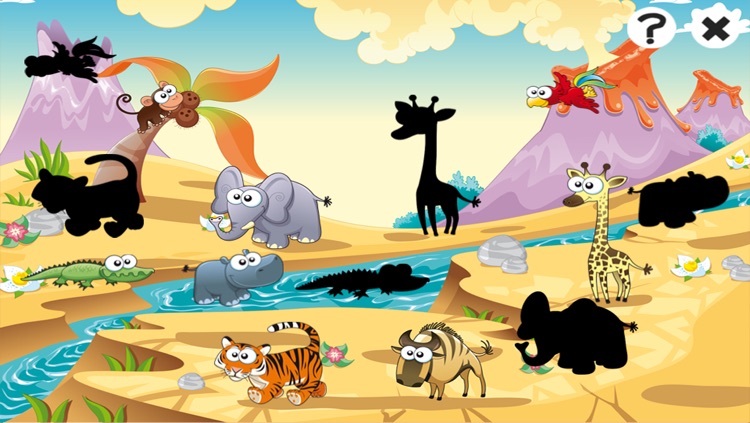 Savannah animals game for children age 2-5: Train your skills for kindergarten, preschool or nursery school screenshot-4