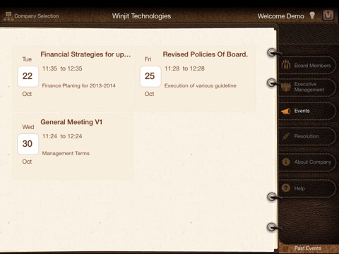 Board Meeting screenshot 3