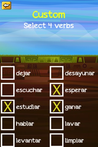 Verb Challenge Spanish screenshot 4