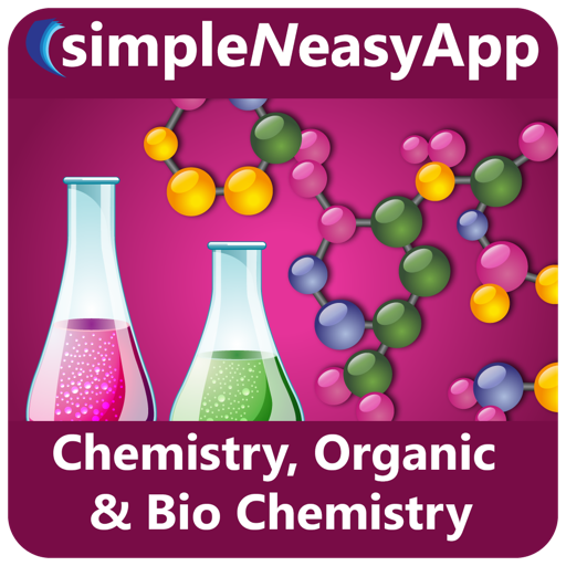 Chemistry, Organic Chemistry and Biochemistry - A simpleNeasyApp by WAGmob icon