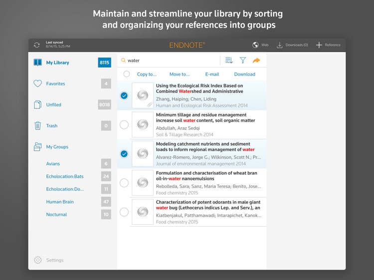 EndNote for iPad