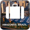 Offline Map Amazonas, Brazil (Golden Forge)