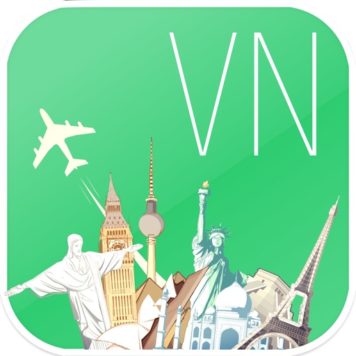 Vietnam Offline map & flights. Airline tickets, airports, car rental, hotels booking. Free navigation.