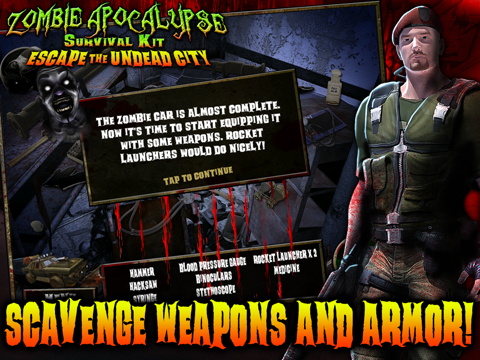 Zombie Apocalypse Survival Kit: Escape the Undead City HD screenshot 3