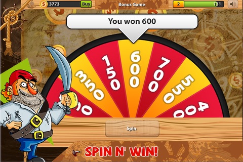 Rusty Pirate Slots - Amazing Multiple Vegas Style Slot Machine Game for Fun screenshot 4