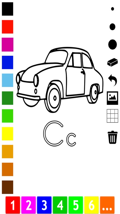 ABC Coloring Book for Toddlers: Learn to color and write the English letters of the alphabet screenshot-4