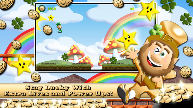 Super Leprechaun's Gold Rush - Rainbow World Mayhem Free(圖5)-速報App