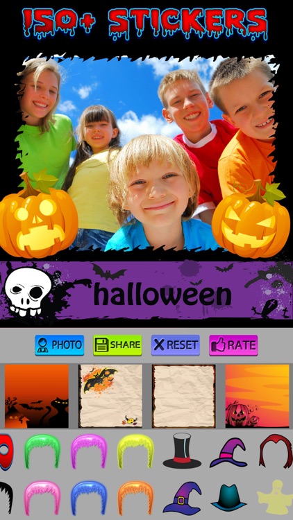 Halloween Photo Frames and Stickers