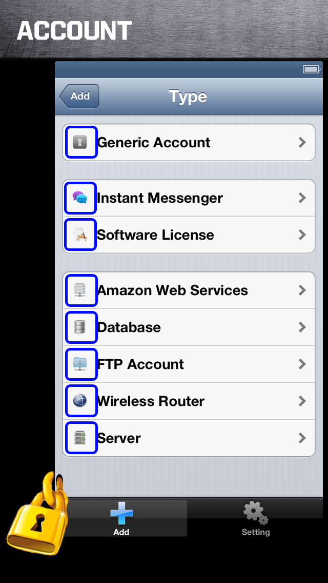Safe Password free for iPhone Screenshot 2