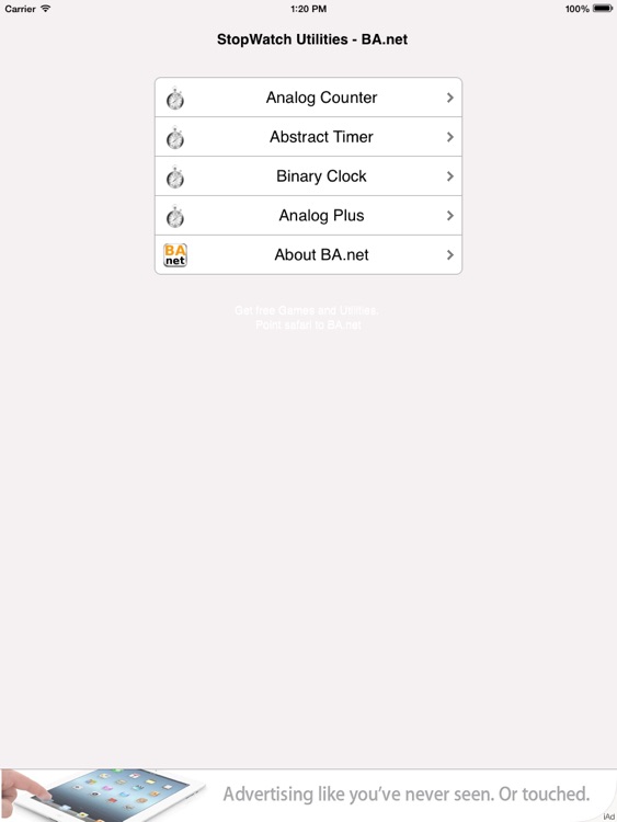 StopWatch Utilities HD BA.net screenshot-4