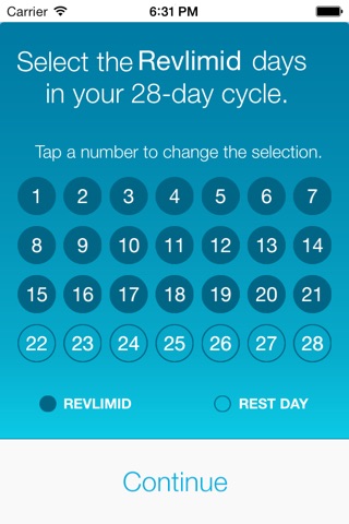 MyRevlimid screenshot 2