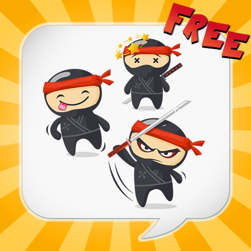 NinjaEmoji Free: Send Ninja Themed Emoticons for Text + Messages