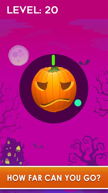 Halloween Pop the Lock - a spinny circle square game!