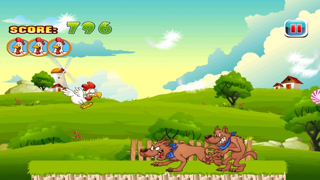 Crazy Chicken's Farm Run Big Bad Wolf Escape & Rescue(圖3)-速報App