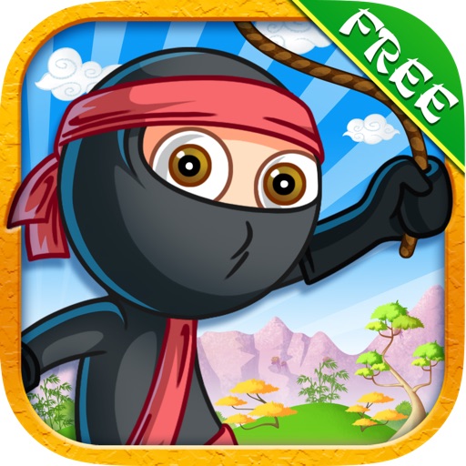 Ninja Jump Kid - Super Fun Stick-man Run Action Game For Kids FREE icon