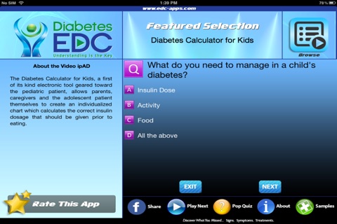 Diabetes EDC screenshot 3