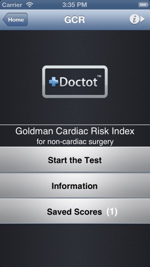 Goldman Cardiac Risk