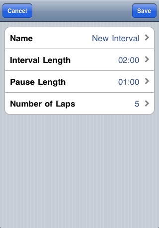 iInterval screenshot 3