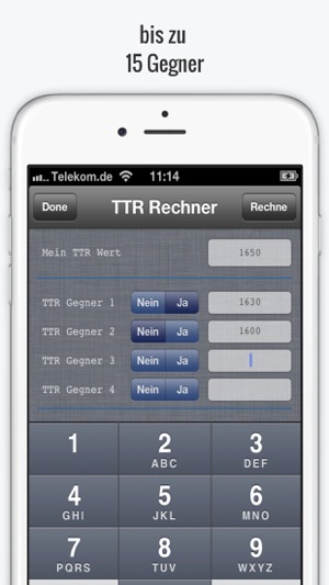 TTR Rechner Tischtennis(圖2)-速報App