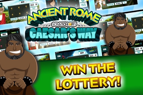 Ancient Rome Lucky Scratch Off Tickets Free screenshot 2