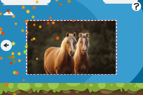 A Horse Puzzle with Haflinger Ponies - Free Learning Game-Fun for Horse Lovers screenshot 2