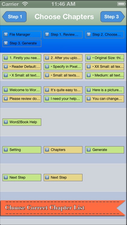 Doc2Book - Convert .docx & .doc (Microsoft office word document) to iBook epub book screenshot-3