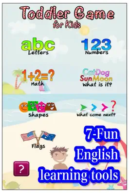 Game screenshot Toddler Games for Kids : 7 Literacy Fun English Learning Baby Tools for Preschool Play with ABC Alphabet Phonics, Math and Sound apk