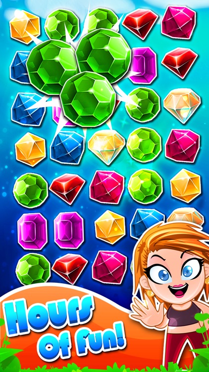 Jewel's Pop 2 Match-3 - diamond dream game and kids digger's mania hd free