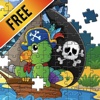 Pirate Puzzle Party: Hidden Caribbean Treasure Island - Free Edition
