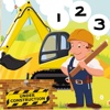 ABC & 123 Construction Worker Kids Game with Many Challenges! Free Learn-ing, Fun Play-ing Challenge