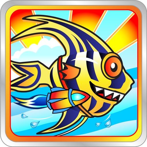 Rocket Angel Free - An endless jetpack fish clash iOS App