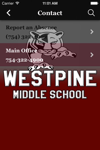 Westpine Middle School. screenshot 2