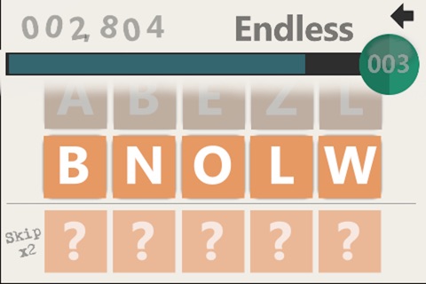 A Words Wobble Game - Unscramble the words game screenshot 3