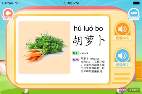 早教大卡 - 益智中英文启蒙认知卡 screenshot 4
