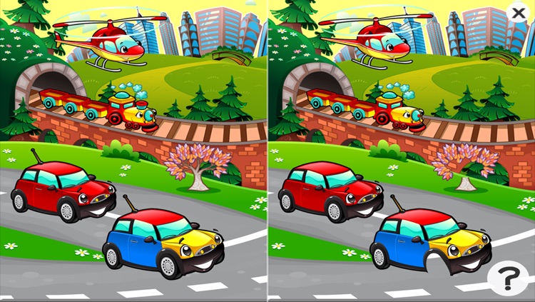 City vehicles game for children age 2-5: Train your skills for kindergarten, preschool or nursery school!