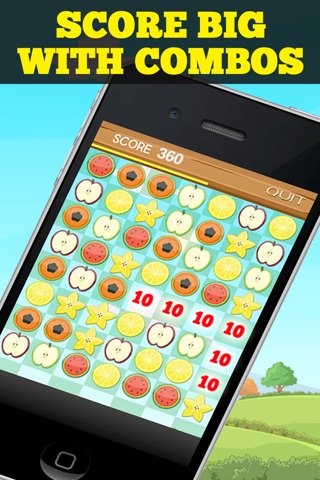 Fruit Match Madness - Match Three Puzzle Mania Blast Game screenshot 4