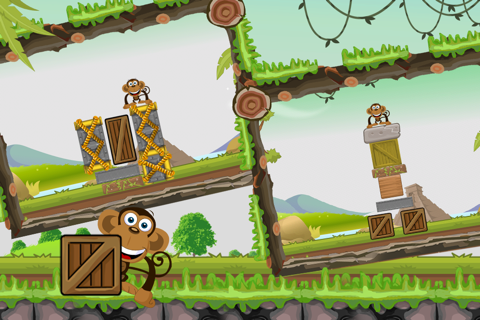 A Clumsy Monkey - Jungle Temple Crush Free Game screenshot 4