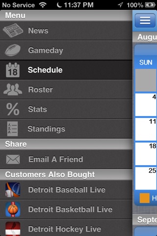 Detroit Football Live screenshot 4