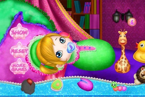 Mommy's New born Baby Care:My little girl sister for kids doctor game screenshot 4