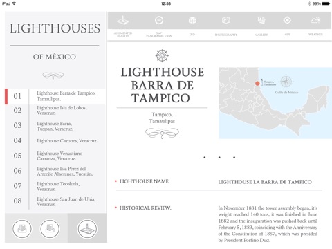 México Lighthouses screenshot 2
