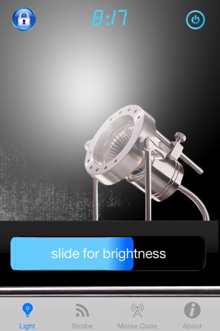 Flashlight+ for iPhone 5S/5c/4 with Strobe, Morse and Adaptive Brightness screenshot 2