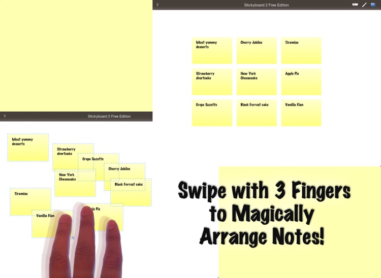 Stickyboard 2 Free Edition: Sticky Notes on a Whiteboard to Brainstorm, Mindmap, Plan, and Organize