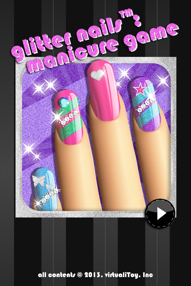 Glitter Nails™ Manicure Makeover Game for Girls screenshot 4