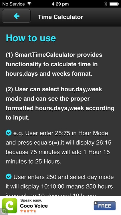 Smart Time Calculator