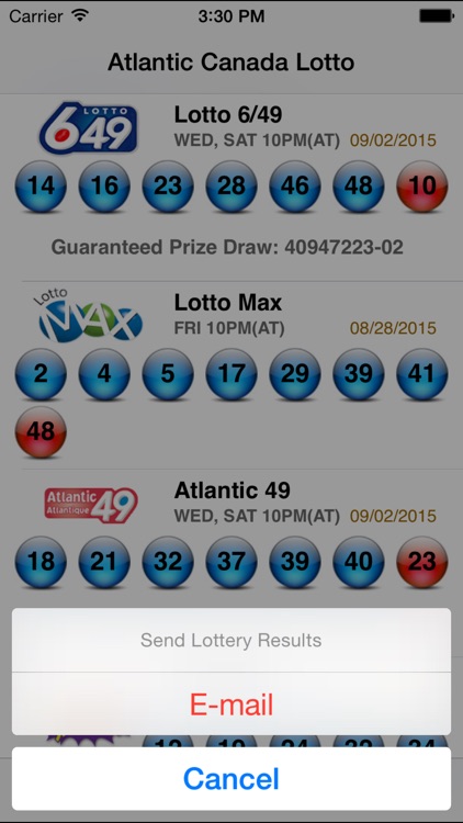 Atlantic Canada Lotto - Lotto Angel screenshot-4