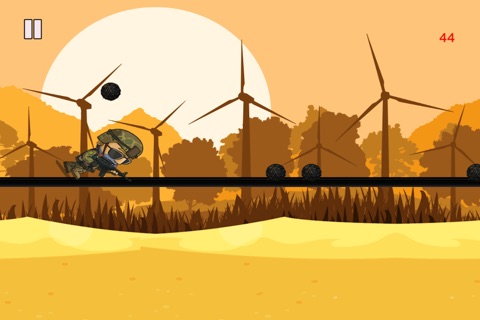 Army Runner - Roll The Soldier Through The Forest As Fast As You Can! - FREE JUMP FUN screenshot 2