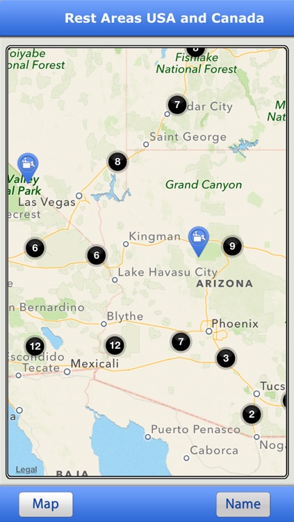 Rest Areas USA and Canada