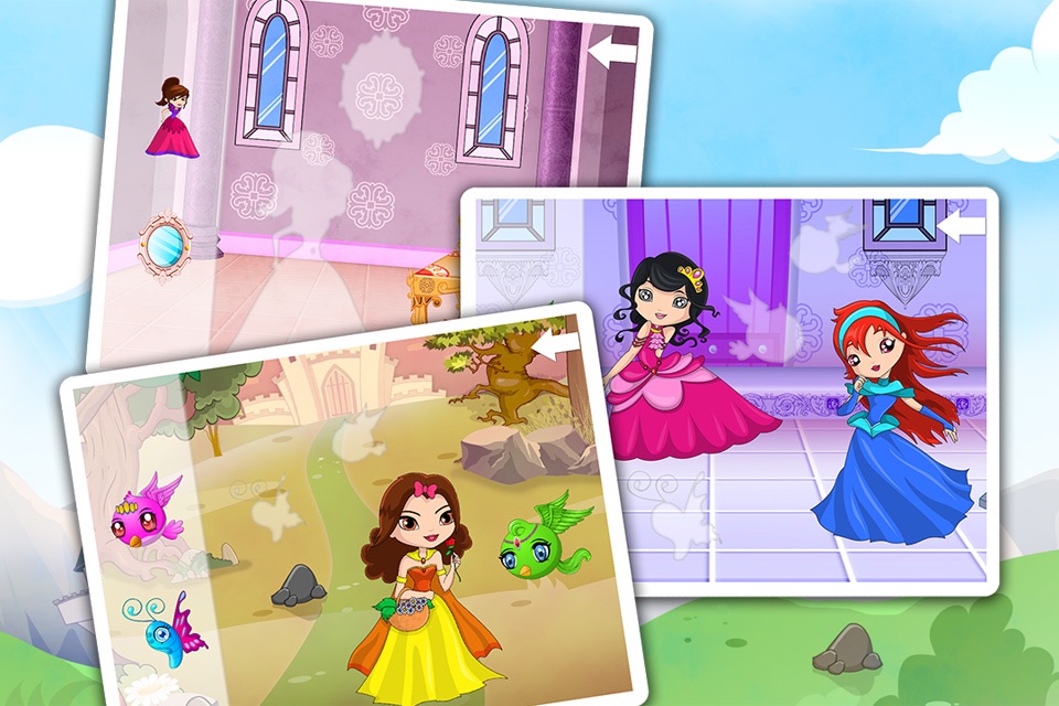 Princess puzzles for girls - Magical dress up puzzle games screenshot 2